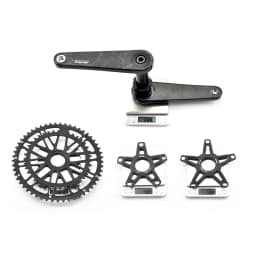 RIRO Carbon Fiber Crank Road Bike 29MM 11/12 Speed 50-34/52-36/53-39T MS Direct Mount/110/130BCD Bicycle Crankset Chainring