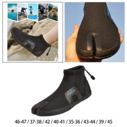 Scuba Snorkeling Dive Boots Wetsuit Booties 3mm Neoprene Diving Boots Surf Boots for Rafting, Windsurfing, Kayak, Drifting