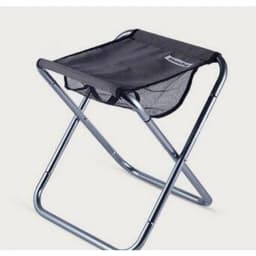 16 Inch Tall Portable Folding Aluminum Alloy Lightweight Stool Seat with Carry Bag for Fishing Outdoor Camping Hiking and BBQ