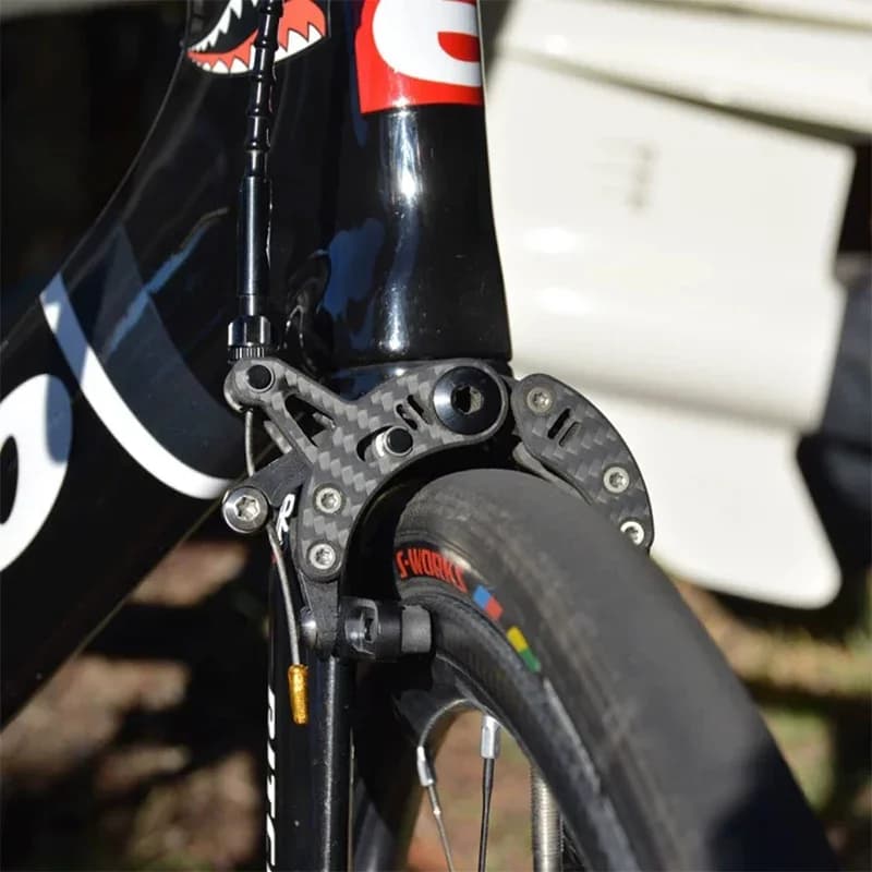 L8 Ultra Road Bike Ring Brake Clamp Bicycle Accessories Carbon Fiber Arms Titanium Bolt Bicycle Accessories 132g Per Set