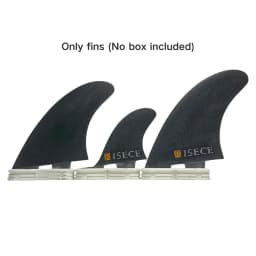RISECE GFK Fiberglass Surfboard Fins with Stabilizer Fin Single Tab Keel Fin Trailer MR  2+1 Tri Fin Set