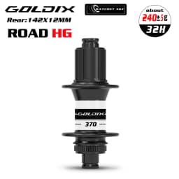 GOLDIX R370 ROAD Bicycle Hub Sealed Bearing Central Lock Disc Brake J-Bend 28/32 Holes Ratchet 36T for Shimano HG 11S SRAM XDR
