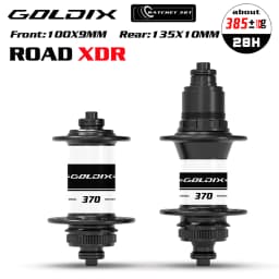 GOLDIX R370 ROAD Bicycle Hub Sealed Bearing Central Lock Disc Brake J-Bend 28/32 Holes Ratchet 36T for Shimano HG 11S SRAM XDR