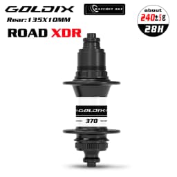 GOLDIX R370 ROAD Bicycle Hub Sealed Bearing Central Lock Disc Brake J-Bend 28/32 Holes Ratchet 36T for Shimano HG 11S SRAM XDR