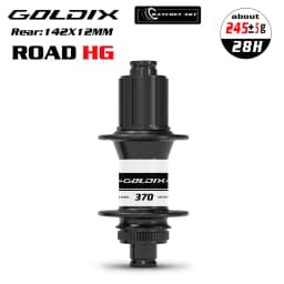 GOLDIX R370 ROAD Bicycle Hub Sealed Bearing Central Lock Disc Brake J-Bend 28/32 Holes Ratchet 36T for Shimano HG 11S SRAM XDR