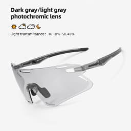 ROCKBROS Photochromic Glasses MTB Road Bike Cycling Sunglasses UV400 Protection Outdoor Riding Sports Bicycle Goggles Eyewear
