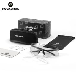 ROCKBROS Photochromic Glasses MTB Road Bike Cycling Sunglasses UV400 Protection Outdoor Riding Sports Bicycle Goggles Eyewear
