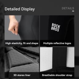 ROCKBROS Cycling Bib Pants Breathable Long Pants Road Bike Pants Bib Tights 3D Cushion Padded Shock Absorption Bicycle Pants