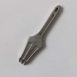New Titanium Fork Small Harpoon Crowbar Pry Bar keychain EDC Tools Pendant Gift