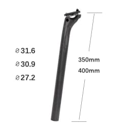 ELITA ONE Carbon Seatpost Offset 20mm MTB/Road Bike Seatpost 27.2/30.9/31.6mm Carbon Bicycle Seat Tube UD Bare Carbon