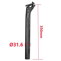 ELITA ONE Carbon Seatpost Offset 20mm MTB/Road Bike Seatpost 27.2/30.9/31.6mm Carbon Bicycle Seat Tube UD Bare Carbon