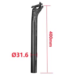 ELITA ONE Carbon Seatpost Offset 20mm MTB/Road Bike Seatpost 27.2/30.9/31.6mm Carbon Bicycle Seat Tube UD Bare Carbon