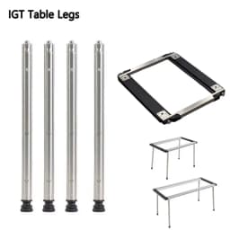 Camping IGT Table Legs Combination Picnic Table Legs Stainless Steel Three-Gear Telescopic Table Legs Outdoor igt