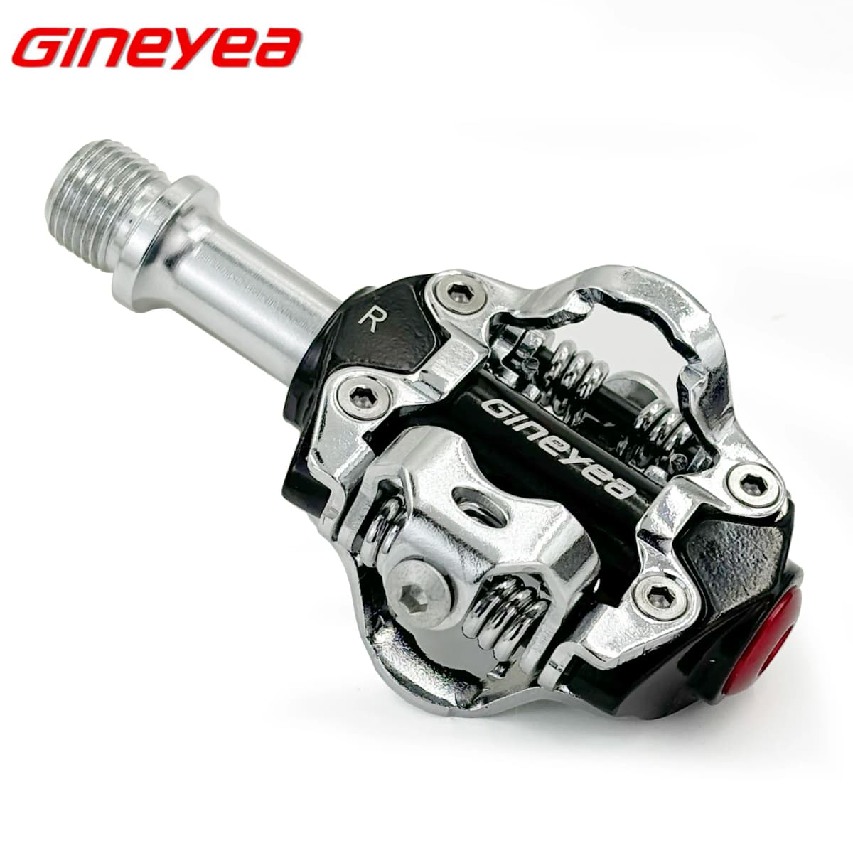 GINEYEA Bicycle Clipless Pedals, MTB Bike Road Bike Seal Bearing Pedals Compatible with SPD