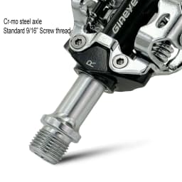GINEYEA Bicycle Clipless Pedals, MTB Bike Road Bike Seal Bearing Pedals Compatible with SPD