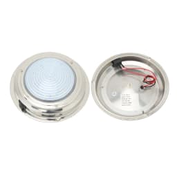 6.5inch Boat LED Courtesy Light 12VDC 18 LED Lamp Beads 316 Stainless Steel for Caravan RV Bathroom Hallway