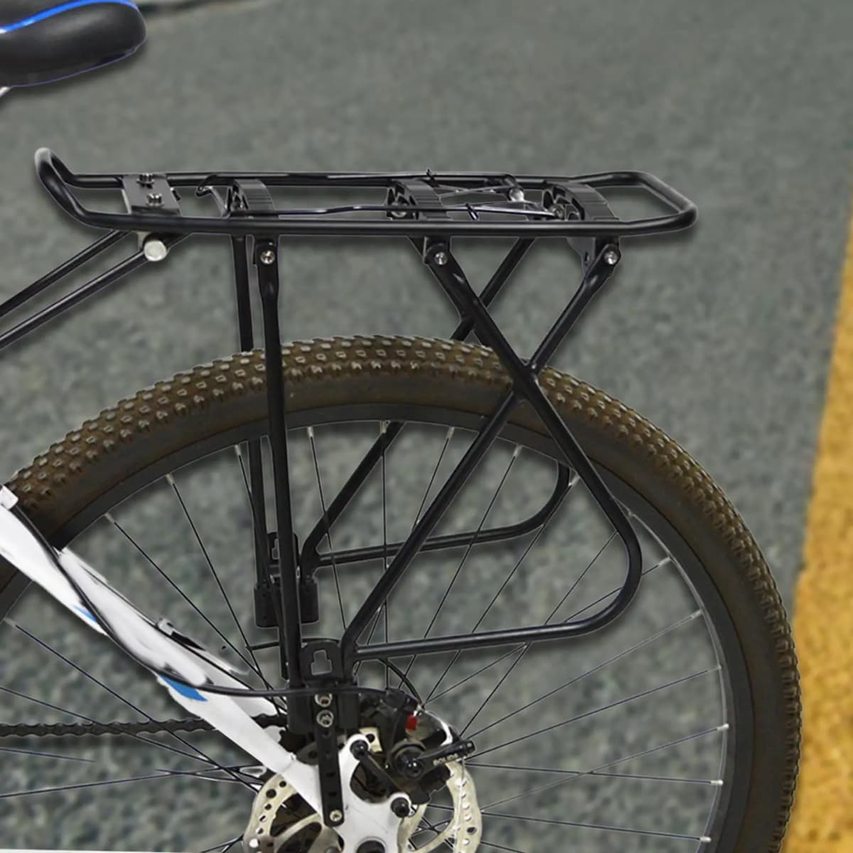 Rear Bike Rack Mountain Bike Sturdy Panniers Bicycle Rear Luggage Cargo Rack