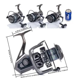 MBLN Brand,8000-12000 Series,Spinning Fishing Reel,Max Drag 30KG,Alloy Spool&Handle&Foot,Steel Screw&Bearing,Sea Boat Fishing