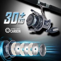MBLN Brand,8000-12000 Series,Spinning Fishing Reel,Max Drag 30KG,Alloy Spool&Handle&Foot,Steel Screw&Bearing,Sea Boat Fishing