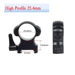 2Pcs QD 1 inch 25.4mm 30mm Tactical Hunting Sight Steel Scope Mount Rings 20mm Picatinny MK Rail R-ifle Scope Accessory