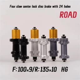 New 24 Hole Sealed Bearing Ultra Light Four Claw Road Bicycle Wheel Hub, 100/135/142 Compatible With For SHIMANO SRAM 11S