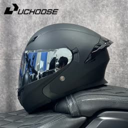 DOT Uchoose Approved Helmets Crash Motorbike Protective Gear Men Women Flip Up Helmet Motorcycle Visor Double Sun