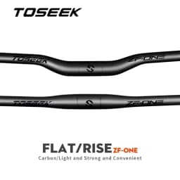 TOSEEK ZF-ONE Bicycle Handlebar 31.8mm Carbon Handlebars MTB Bike Handle Bar Parts 580/600/620/640/660/680/700/720/740/760mm