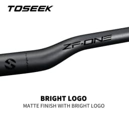 TOSEEK ZF-ONE Bicycle Handlebar 31.8mm Carbon Handlebars MTB Bike Handle Bar Parts 580/600/620/640/660/680/700/720/740/760mm