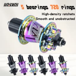 LQLEQI V12 Mountain Bike Flower Drum, 142mm, 135mm, 5 Peilin, 32H/36H, 720 Sounds, HG, 8/9/10/11/12 Speed Wheels Hub Bearing