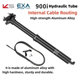KS 900i EXA FORM Adjustable Height Seatpost 30.9/31.6mm Hydraulic Dropper Seat Tube 125/100/150mm Internal Cable Remote Control