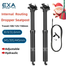 KS 900i EXA FORM Adjustable Height Seatpost 30.9/31.6mm Hydraulic Dropper Seat Tube 125/100/150mm Internal Cable Remote Control