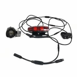 LinHi Electric Bicycle Modified Bike Light Waterproof kit Universal 24V 36V 48V 60V BAFANG KUNTENG JULET Steering Brake lights