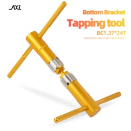 Bike BSA Thread Bottom Holder Tapping High Strength Steel Tool BC 1.37x24T Bicycle Frame Aluminium Alloy Repair Tools Kit