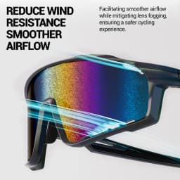 Kapvoe New Nano Coated Cycling Glasses Men Women Sunglasses Hiking Running Outdoor Sports UV400 Lens Protective Eyewear