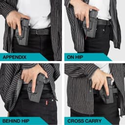 Only For CZ P10C / CZ P10S / CZ P10C Airsoft,OWB Paddle Holster Outside Waistband Carry Holster,Unlock Index finger,Right hand