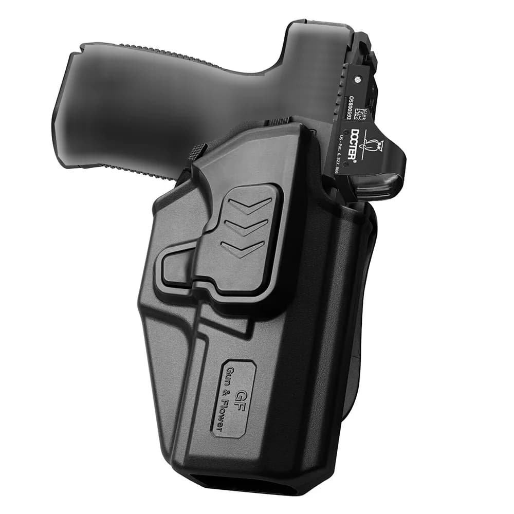 Only For CZ P10C / CZ P10S / CZ P10C Airsoft,OWB Paddle Holster Outside Waistband Carry Holster,Unlock Index finger,Right hand