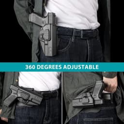 Only For CZ P10C / CZ P10S / CZ P10C Airsoft,OWB Paddle Holster Outside Waistband Carry Holster,Unlock Index finger,Right hand