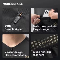 ROCKBROS Men's Bicycle Jackets Summer Long Sleeves Top Cycling Jerseys Male Breathable Quick Dry Sports MTB Road Bike Jacket