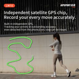 iGPSPORT LW10 Smart Watch 1.43" AMOLED GNSS GPS Tracker 50+ Sports Modes Heart Rate/SpO2 Monitor Bluetooth Calls For Running etc