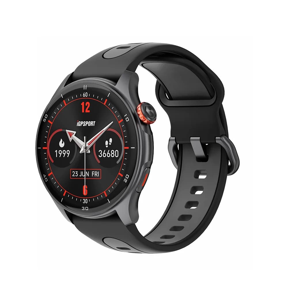 iGPSPORT LW10 Smart Watch 1.43" AMOLED GNSS GPS Tracker 50+ Sports Modes Heart Rate/SpO2 Monitor Bluetooth Calls For Running etc