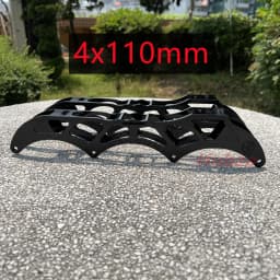 Roller Skate Rack 3*90/100/110/125mm 4*90/100/110mm 5*76mm Speed Skating Skates 3/4/5 Wheels Aluminum Skate Base Frame Bracket