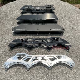 Roller Skate Rack 3*90/100/110/125mm 4*90/100/110mm 5*76mm Speed Skating Skates 3/4/5 Wheels Aluminum Skate Base Frame Bracket