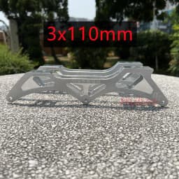 Roller Skate Rack 3*90/100/110/125mm 4*90/100/110mm 5*76mm Speed Skating Skates 3/4/5 Wheels Aluminum Skate Base Frame Bracket