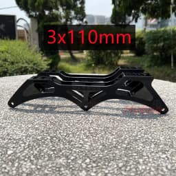 Roller Skate Rack 3*90/100/110/125mm 4*90/100/110mm 5*76mm Speed Skating Skates 3/4/5 Wheels Aluminum Skate Base Frame Bracket