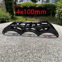 Roller Skate Rack 3*90/100/110/125mm 4*90/100/110mm 5*76mm Speed Skating Skates 3/4/5 Wheels Aluminum Skate Base Frame Bracket