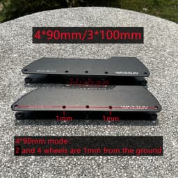 Roller Skate Rack 3*90/100/110/125mm 4*90/100/110mm 5*76mm Speed Skating Skates 3/4/5 Wheels Aluminum Skate Base Frame Bracket