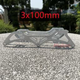 Roller Skate Rack 3*90/100/110/125mm 4*90/100/110mm 5*76mm Speed Skating Skates 3/4/5 Wheels Aluminum Skate Base Frame Bracket
