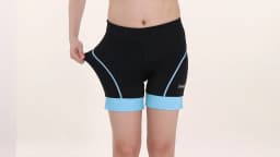 Santic Women's Biker Shorts 4D Padded Cycling Bicycle Shorts Breathable Reflective MTB Mountain Road Bike Sport Pants US/EU Size