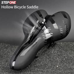 STEPONE Bike Saddle Mountain MTB Road Cycling Cushion Seat Exercise Soft Silicone Gel Shockproof Comfortable Hollow Saddle