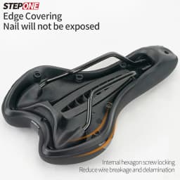 STEPONE Bike Saddle Mountain MTB Road Cycling Cushion Seat Exercise Soft Silicone Gel Shockproof Comfortable Hollow Saddle